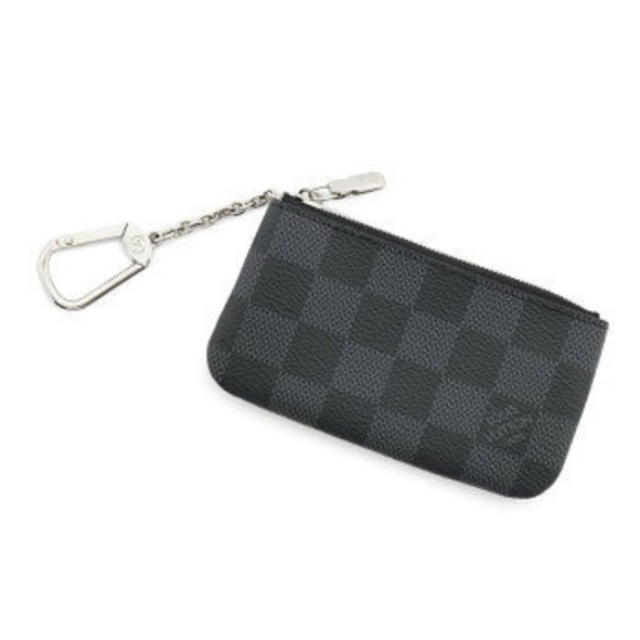 Louis Vuitton Case Damier Graphite Black Pochette Black - Picture 1 of 7
